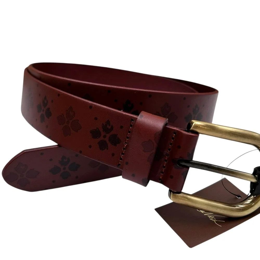 Patricia Nash Women's‎ Vietri Leather Belt Size L (46